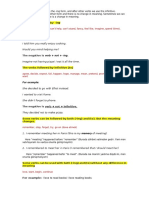 Using Verb Forms After -ing and Infinitive