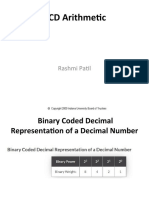 BCD Arithmetic: Rashmi Patil