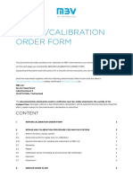 Repair Work Order Form in PDF