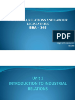 Industrial Relations and Labour Legislations BBA - 345