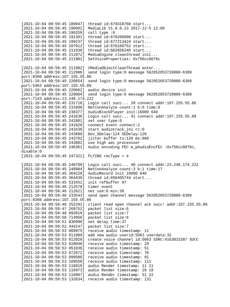 2021 10 04 - Log | PDF | Computing | Computer Engineering