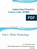 Engineering Chemistry Course Water Treatment