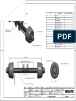 Axle General Specs WE0042114 .0: Tolerances To EST0015 AND Est0016 Unless Otherwise Stated