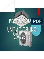 Pemasangan Unit Ac Ceiling Cassette