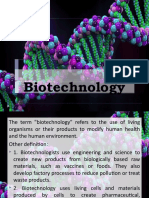 Biotechnology History and Applications in 40 Characters