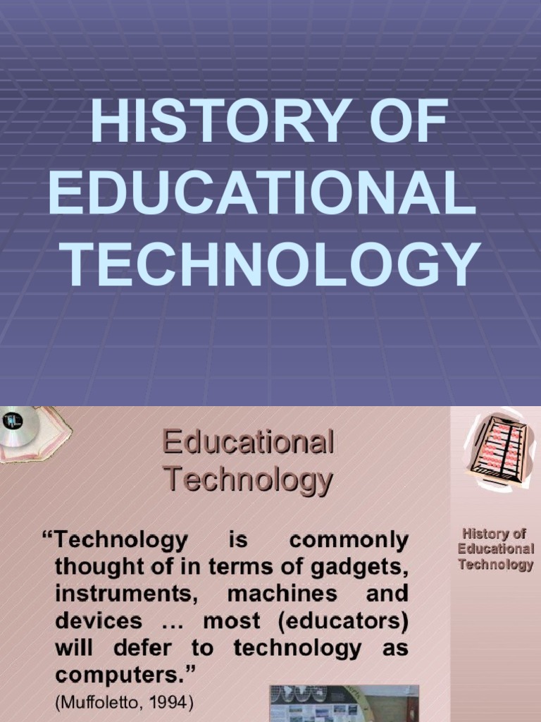 Group 1 History of Educational Technology PDF Personal Computers