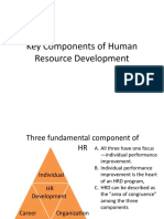 Key Components of Human Resource Development
