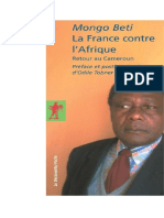 La France Contre l'Afrique - Mongo Beti