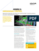 3D Laser Scanning Dimensional Control