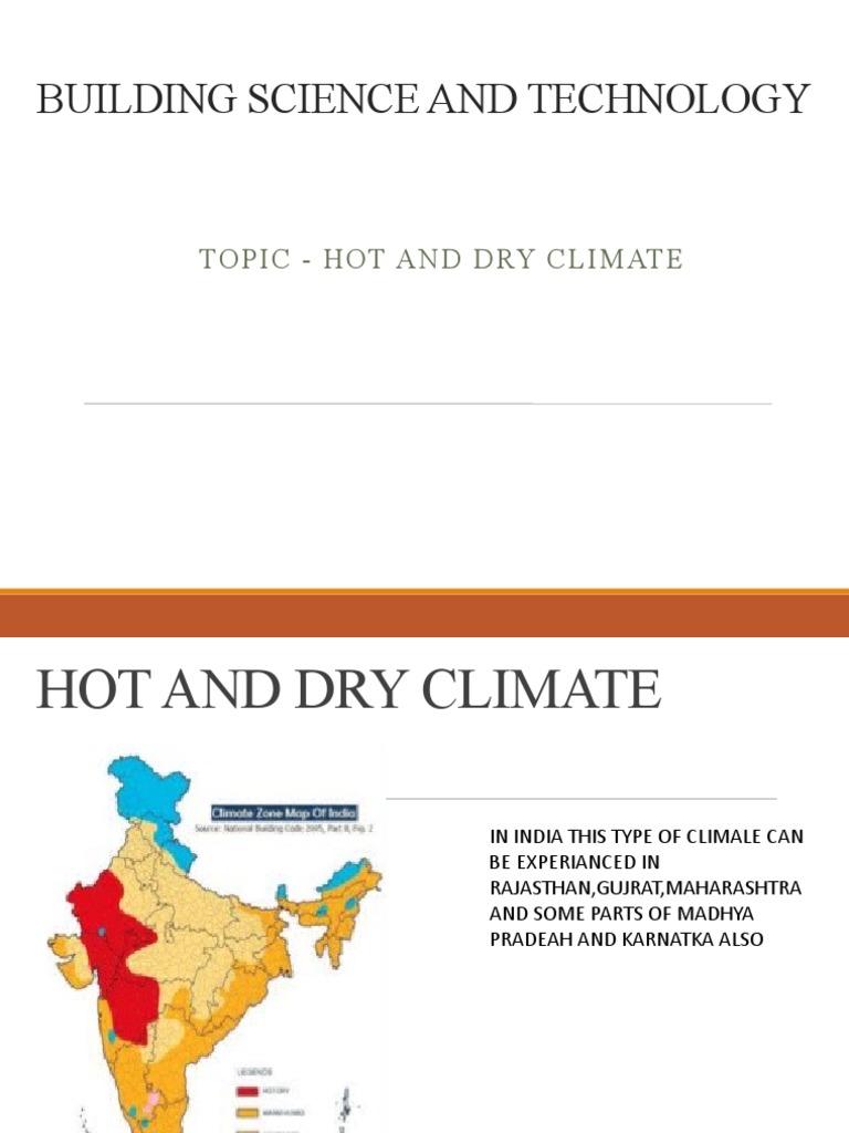 Hot and Dry Climate of India | PDF | Climate | Desert