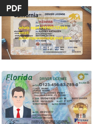 Driving License Template PSD USA Editable 2020-Converted