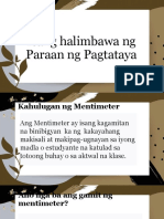 Isang Halimbawa NG Paraan NG Pagtataya