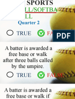 Baseball/Softba LL: Quarter 2