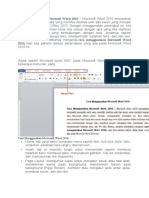 Cara Menggunakan Microsoft Word 2010 5 LBR