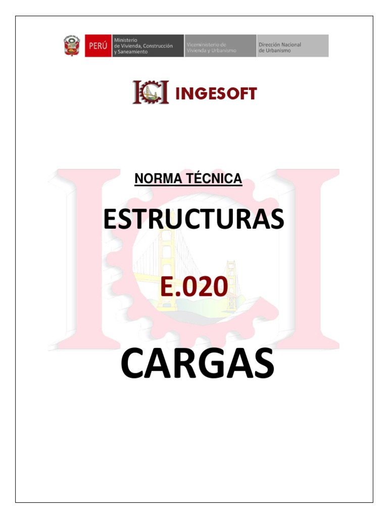 Norma Técnica E.020: Cargas Estructurales | PDF | Barlovento y ...