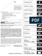 Honda Accord 1994 - 1997 Service Manual