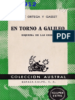 Ortega Y Gasset, José - en Torno A Galileo, Esquema de Las Crisis