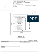 Site Plan: Plot No - 474 J. L. NO - 028 Khatian No - 2565 Mouza - Harirampur Total Plinth Area 85.12 M2