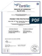 CF5134 Promat Fire Protection PROMATEC H