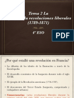 Tema 2 La Época de Las Revoluciones Liberales