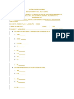 Examen de Sexto Grado Primer