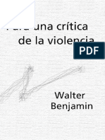 Benjamin, Walter - Para Una Critica de La Violencia