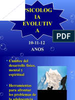 Psicolog IA Evolutiv A: 10-11-12 Anos