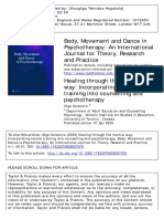 Body, Movement and Dance in Psychotherapy: An International Journal For Theory, Research and Practice