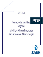 Formação de Analista de Negócios Módulo 4: Gerenciamento de Requerimentos & Comunicação