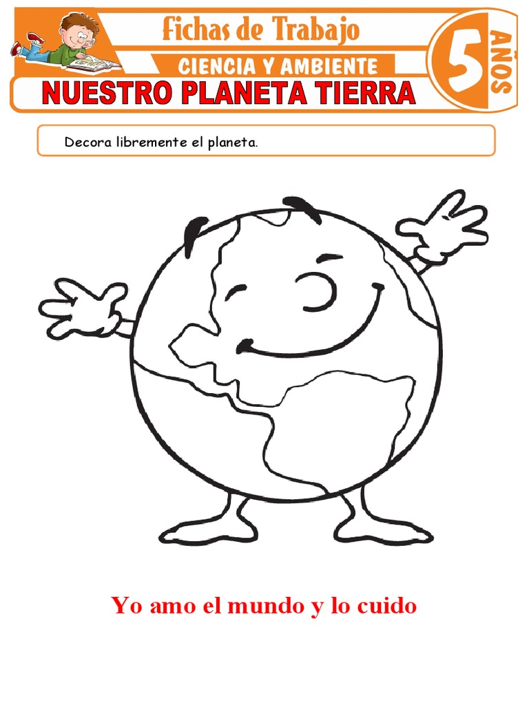 Fichas de Trabajo sobre el Planeta Tierra | PDF | Arte