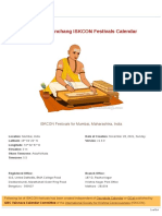 2022 Drik Panchang Iskcon Festivals v1.0.0