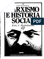 Eric Hobsbawm Marxismo e Historia Social