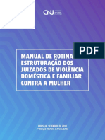 manual de rotinas e estruturaçao dos juizados de violencia domestica e familiar contra a mulher