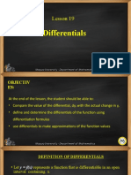 Lesson 19-Differentials