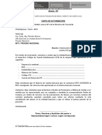 Autorización de abono directo en cuenta CCI para empresa proveedora