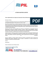 PIL CIRCULAR No.2 Implementacion de Cargos Por Declaración Falsa de Mercancias Peligrosas