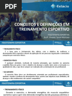 Conceitos e definições em treinamento esportivo