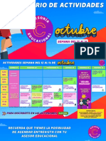 Calendario Ae Semana 12 Al 16 de Octubre