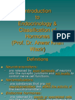 Introduction To Endocrinology and Classification of Hormones.