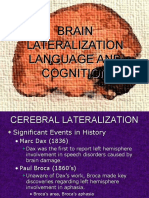 Brain Lateralization Language and Cognition