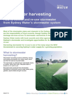 Stormwater Harvesting: How To Collect and Re-Use Stormwater From Sydney Water's Stormwater System