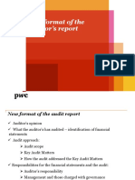 General Presentation On The New Format of The Audit Report