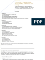 Unified Parkinson Disease Rating Scale - UPDRS