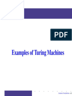 Examples of Turing Machines