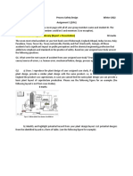 AECH 4112process Safety Design Winter 2022 - ASSIGNMENT 1