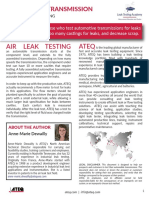Ateq Air Leak Testing: Automobile Transmission