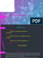 Factorización 2