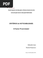 Download Critrios de Noticiabilidade - Teorias da Notcia by Eduardo Lino SN55827271 doc pdf