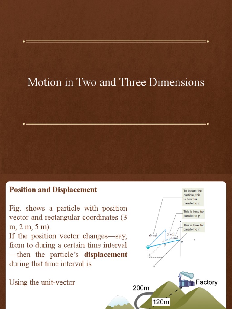 Kinematics of Motion in 2D and 3D | PDF | Acceleration | Metrology