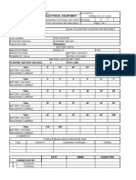 Commisioning Funcional Test Sheet - Battery Autonomy Record Sheet